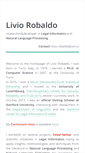 Mobile Screenshot of liviorobaldo.com